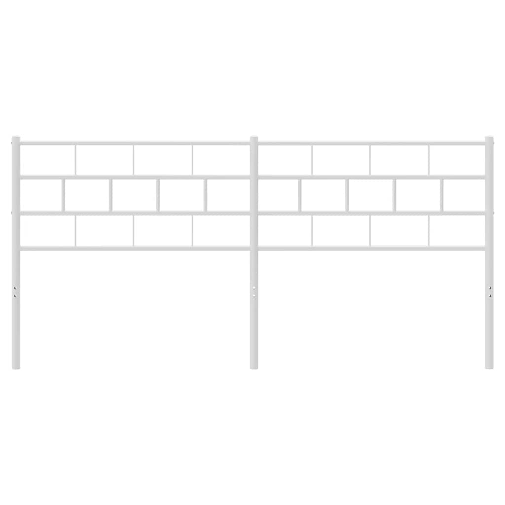 Cabeceira de cama 193 cm metal branco
