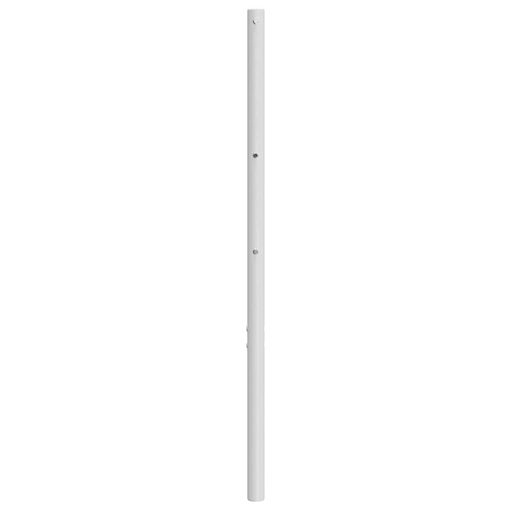 Cabeceira de cama 150 cm metal branco