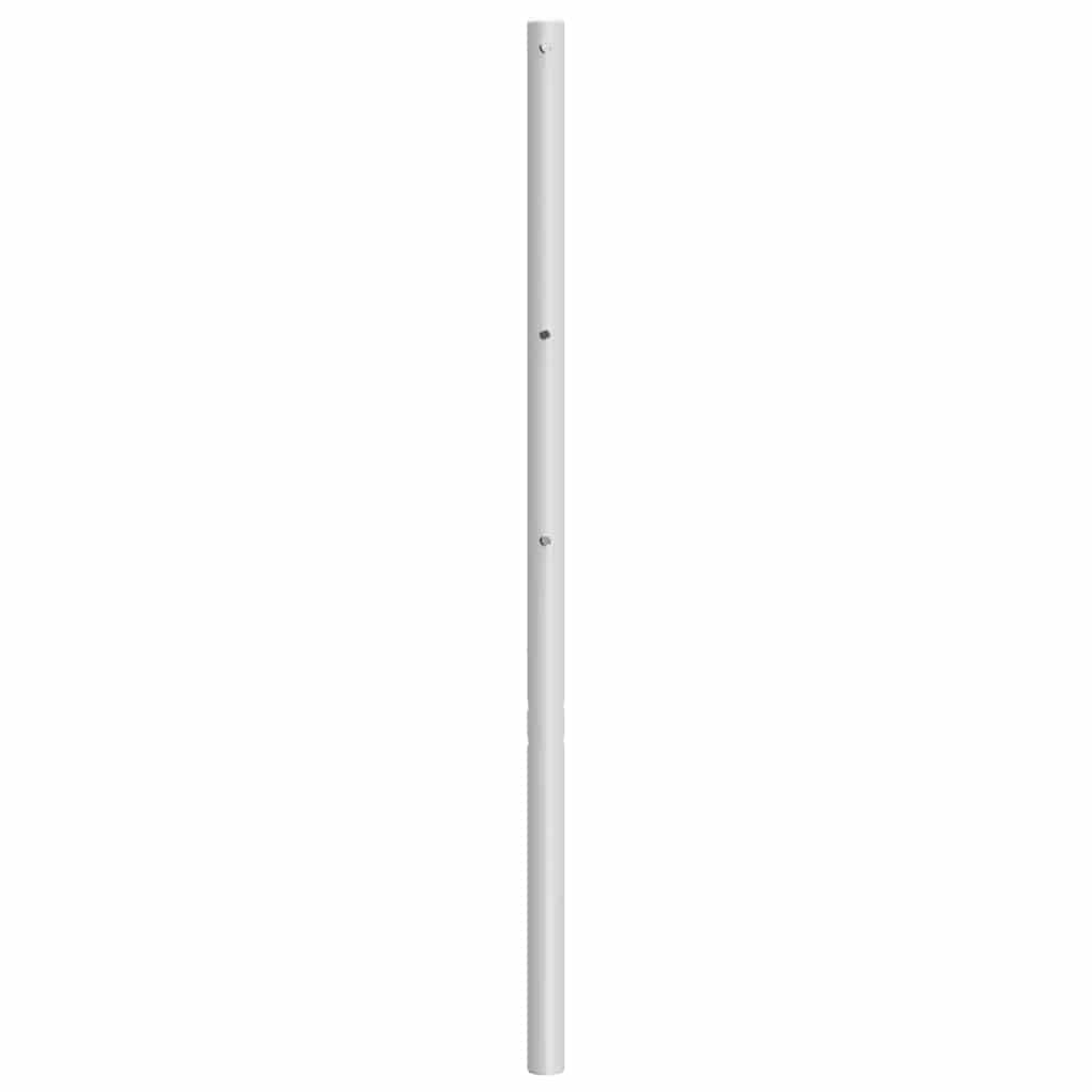 Cabeceira de cama 180 cm metal branco