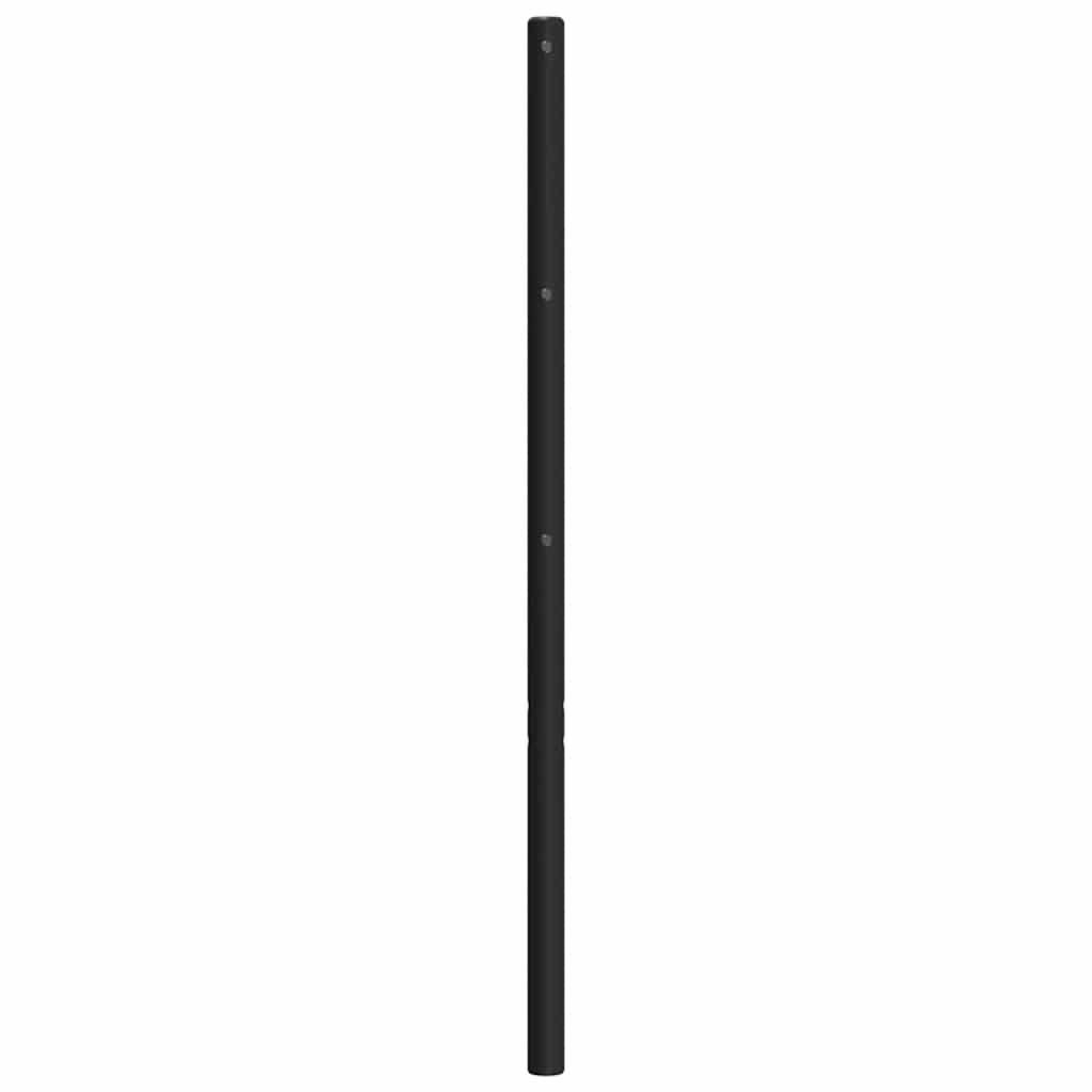 Cabeceira de cama 135 cm metal preto
