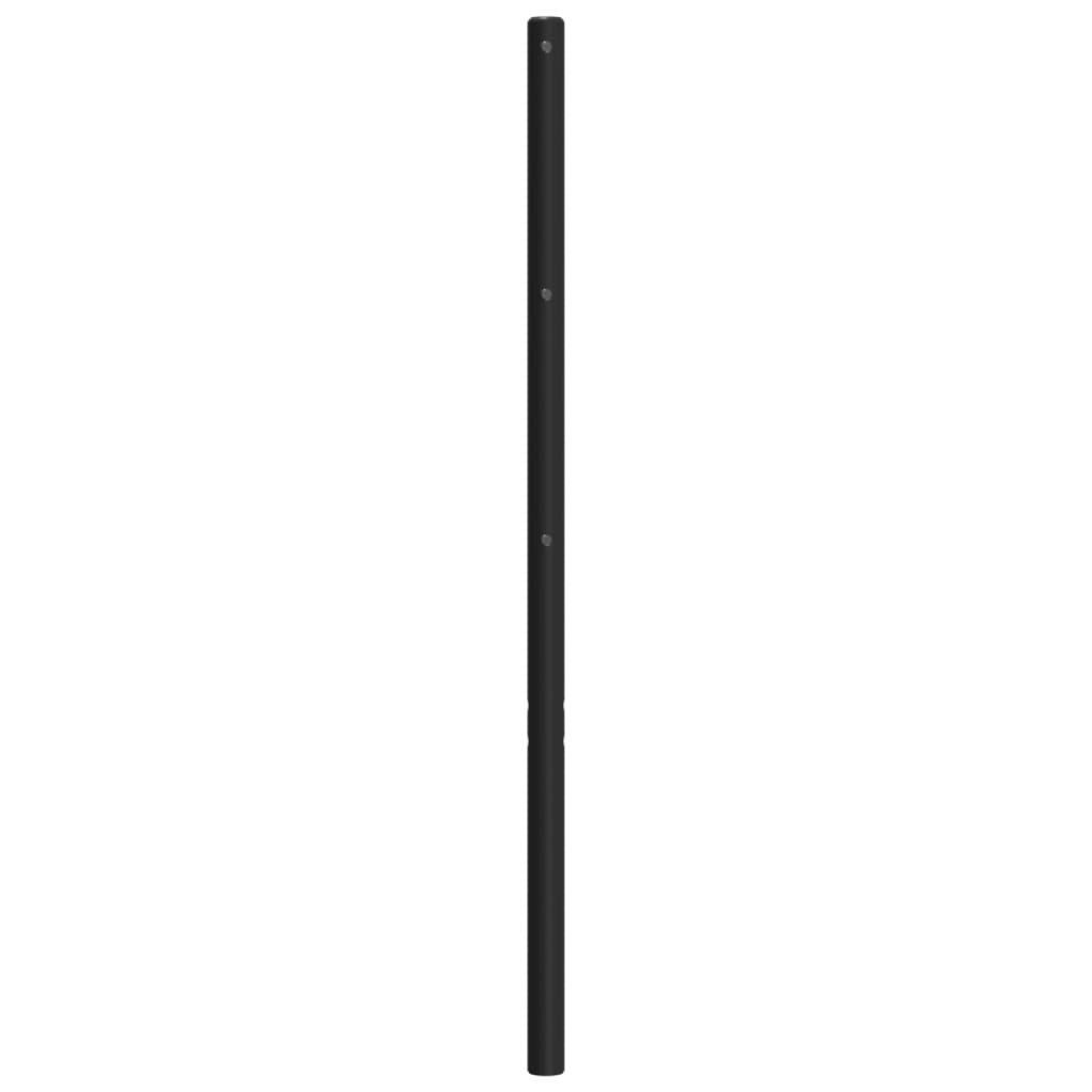 Cabeceira de cama 140 cm metal preto