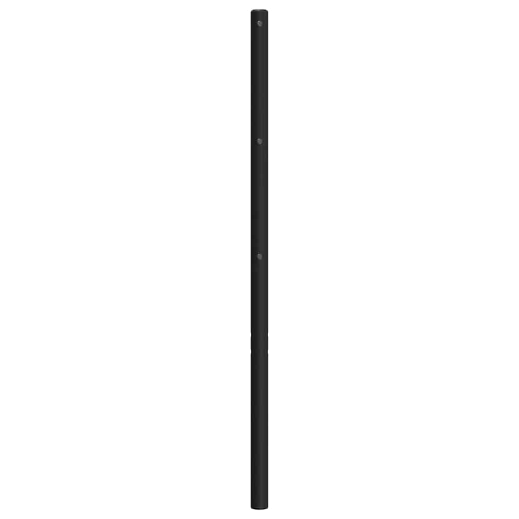Cabeceira de cama 180 cm metal preto