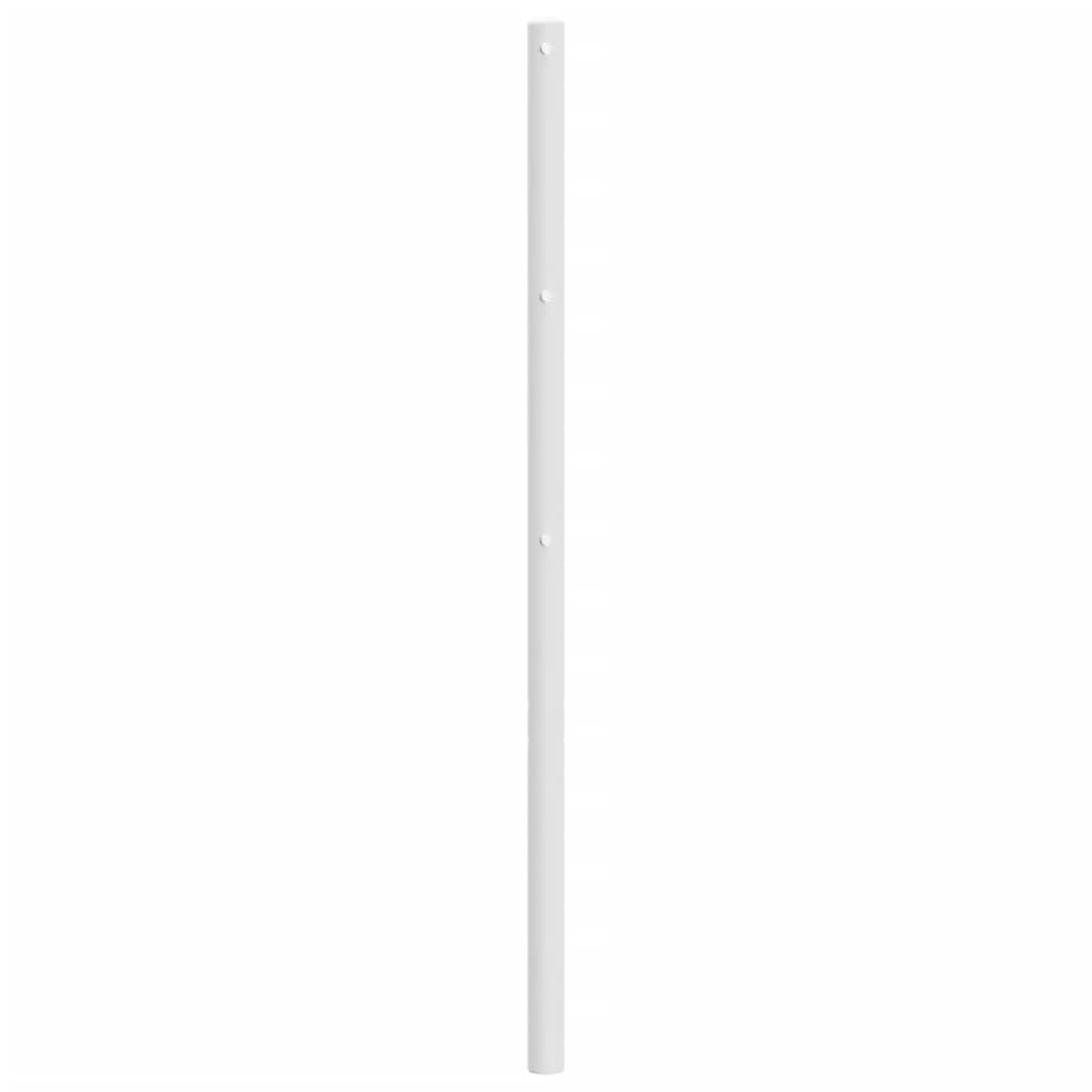 Cabeceira de cama 90 cm metal branco