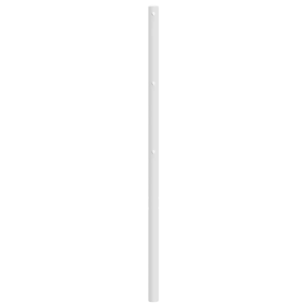 Cabeceira de cama 100 cm metal branco