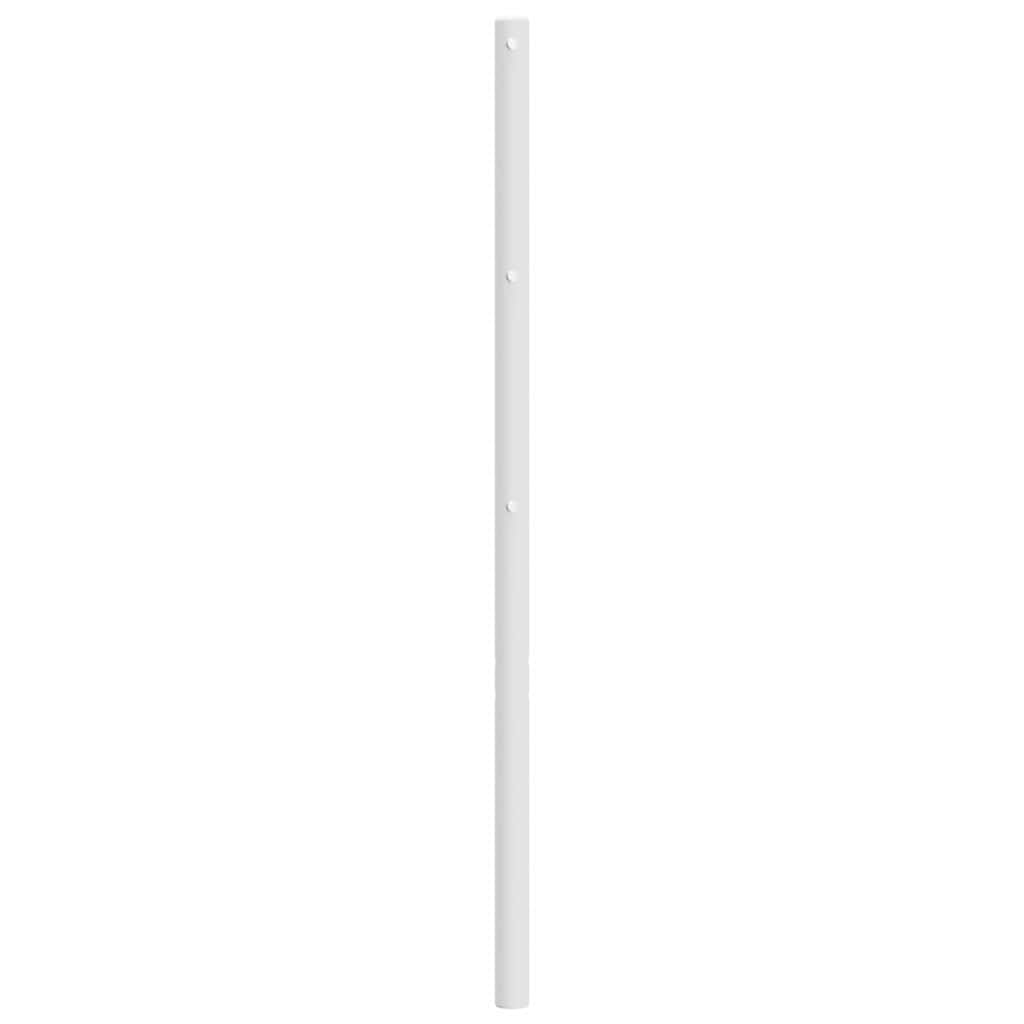 Cabeceira de cama 135 cm metal branco