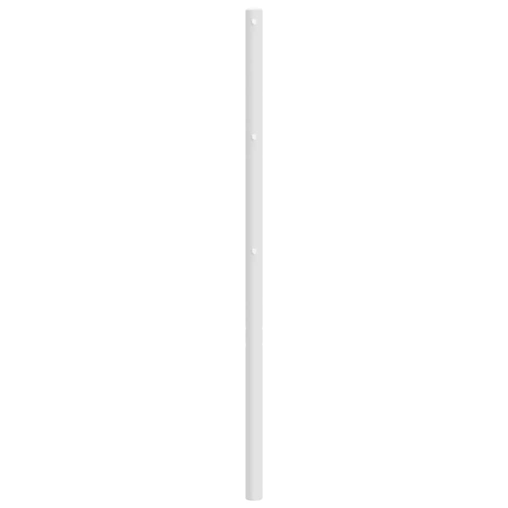 Cabeceira de cama 150 cm metal branco