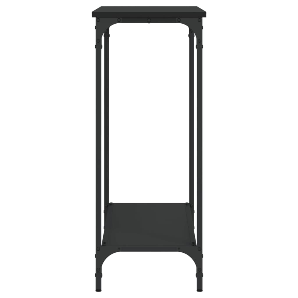 Mesa consola 101x30,5x75 cm derivados de madeira preto