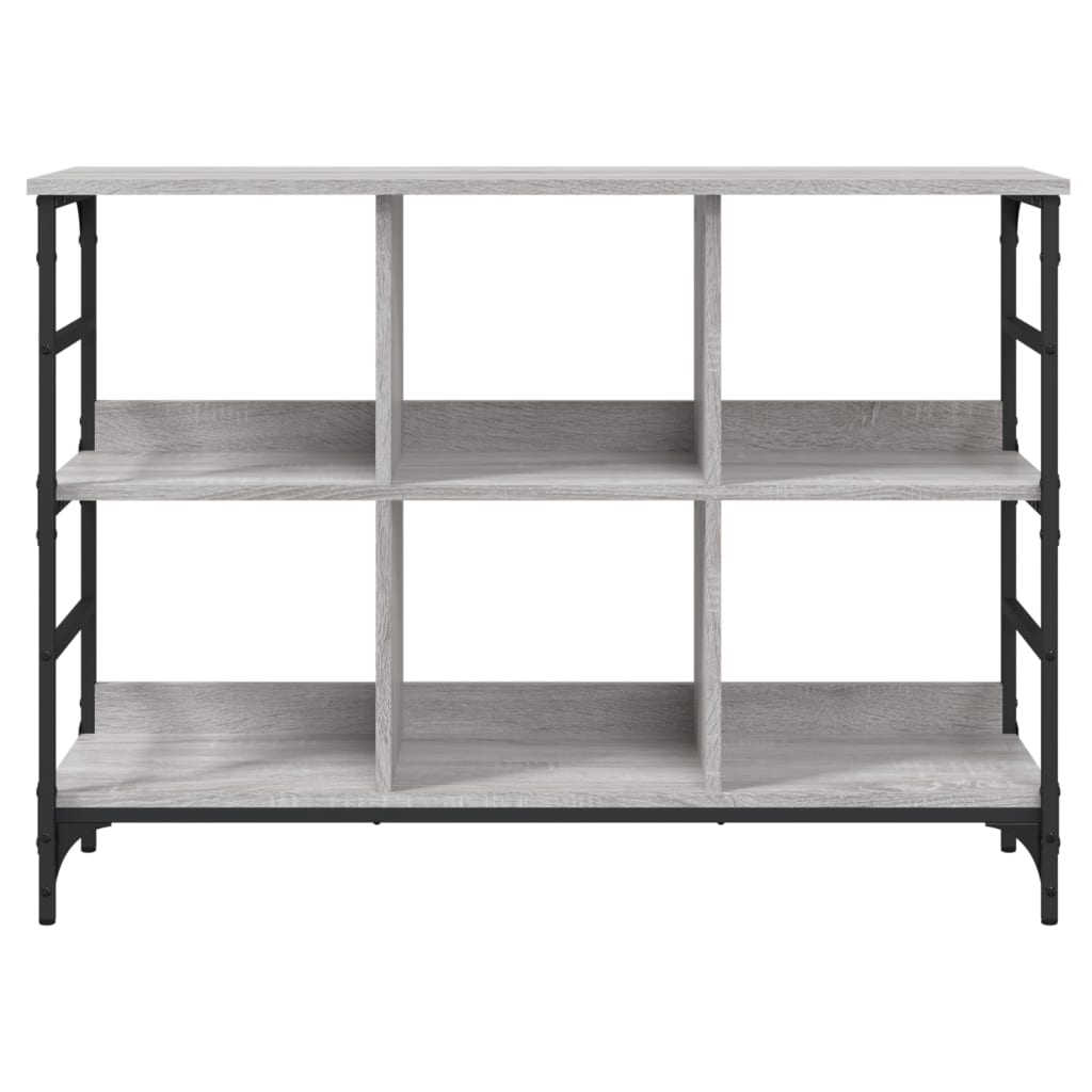 Aparador 102x32x73,5 cm derivados de madeira cinzento sonoma