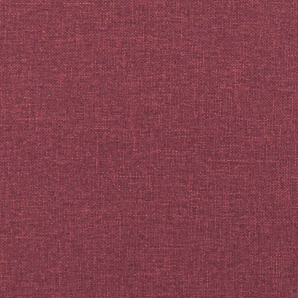Poltrona de massagens reclinável tecido vermelho tinto