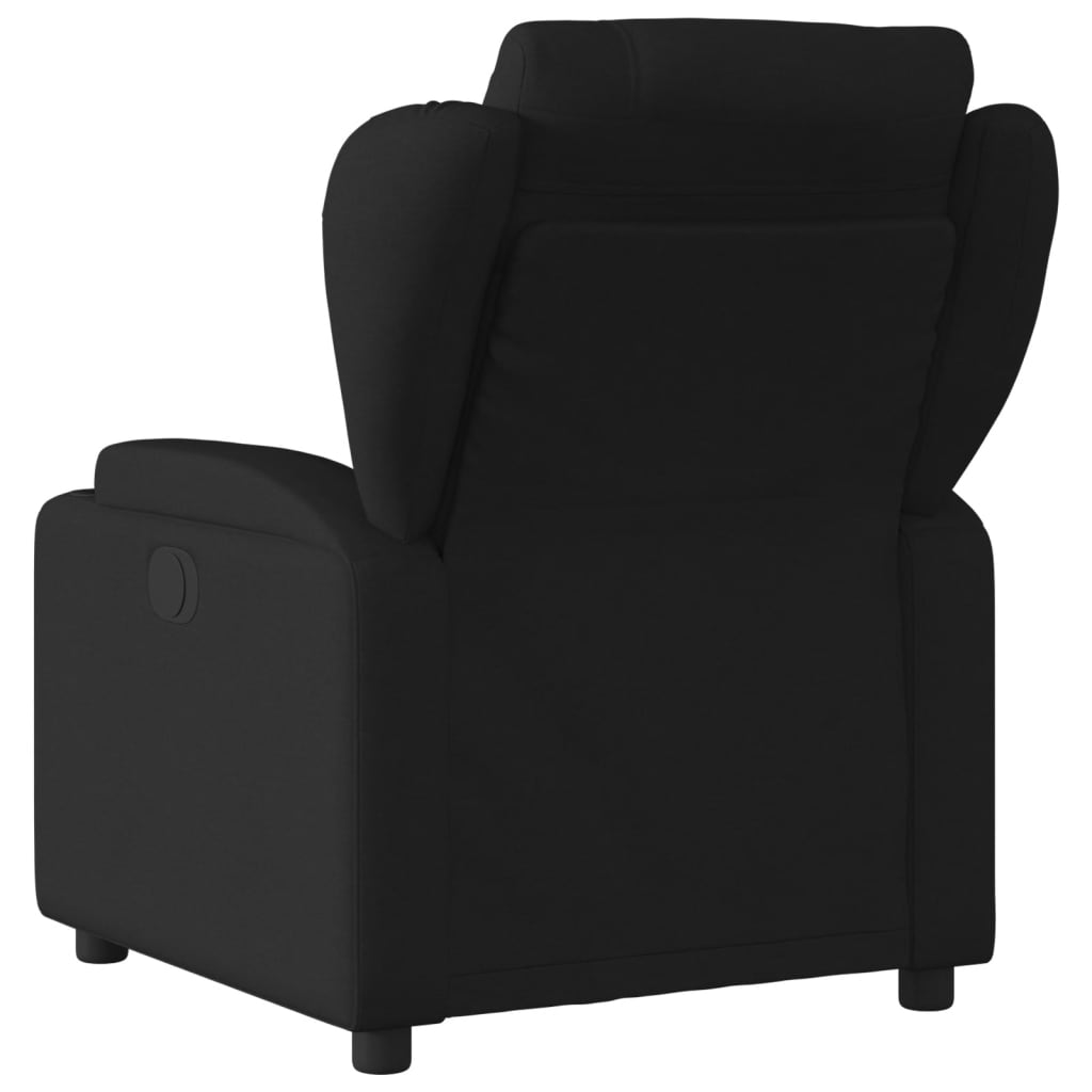Poltrona reclinável tecido preto