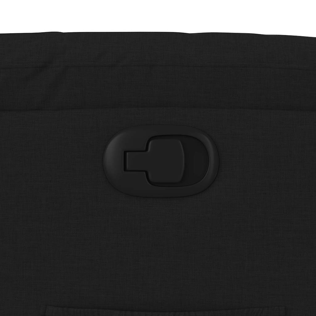 Poltrona reclinável tecido preto