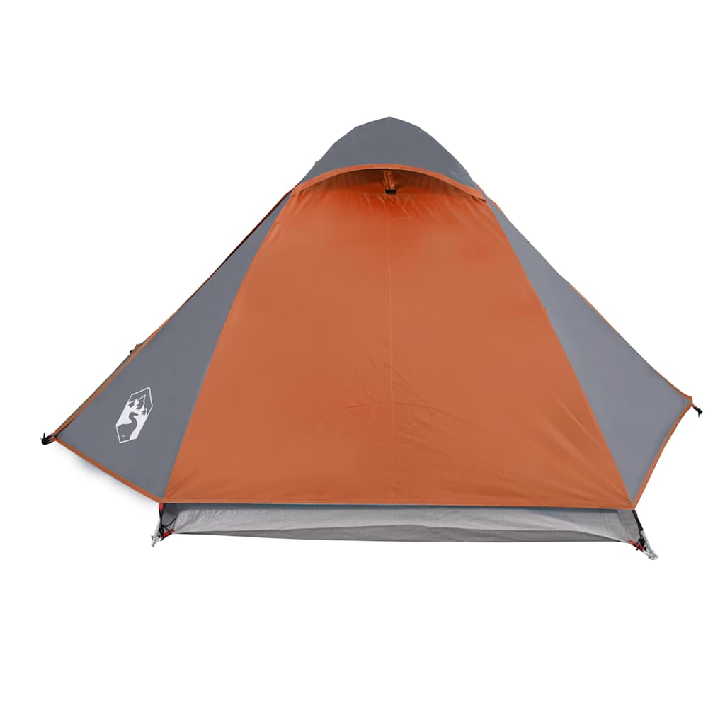 Tenda de campismo cúpula p/ 2 pessoas impermeável laranja