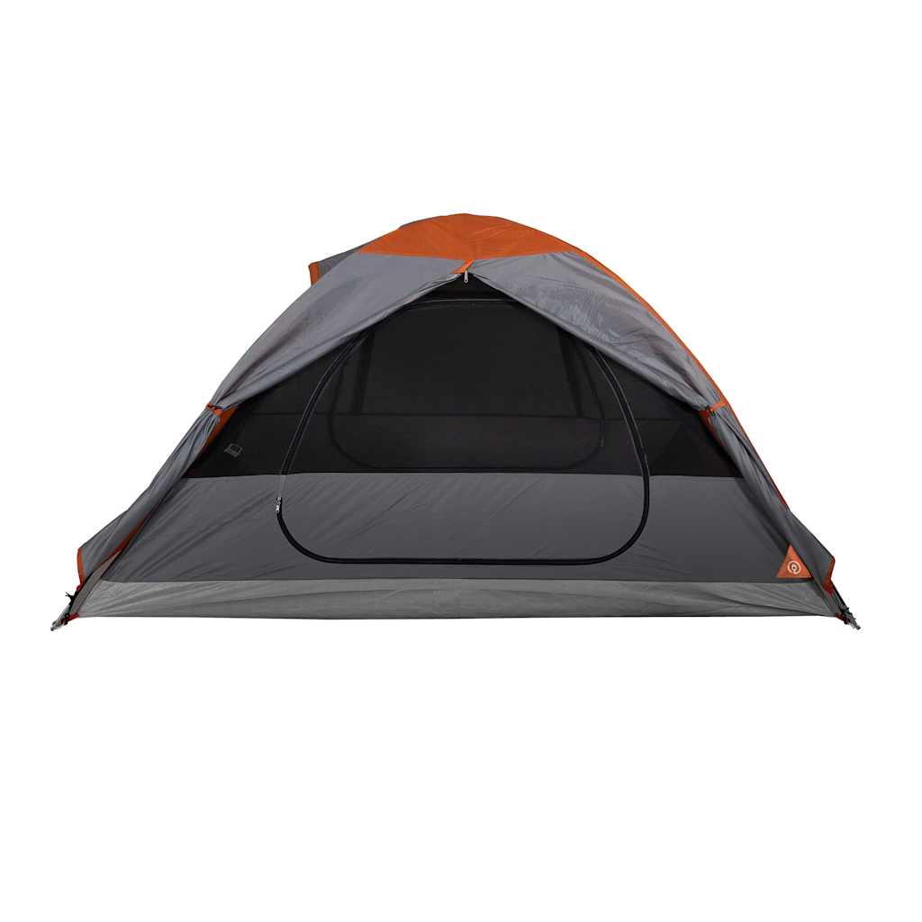 Tenda de campismo cúpula p/ 2 pessoas impermeável laranja