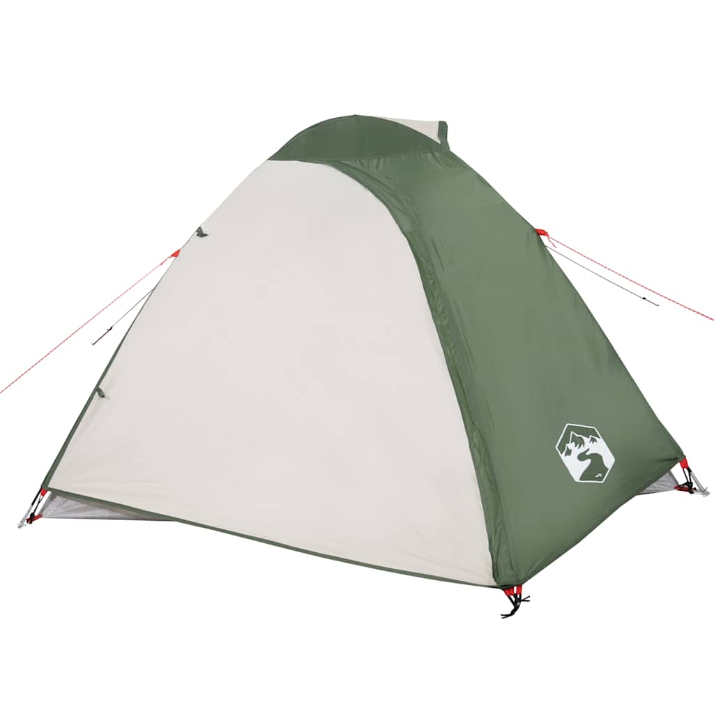 Tenda de campismo cúpula para 4 pessoas impermeável verde