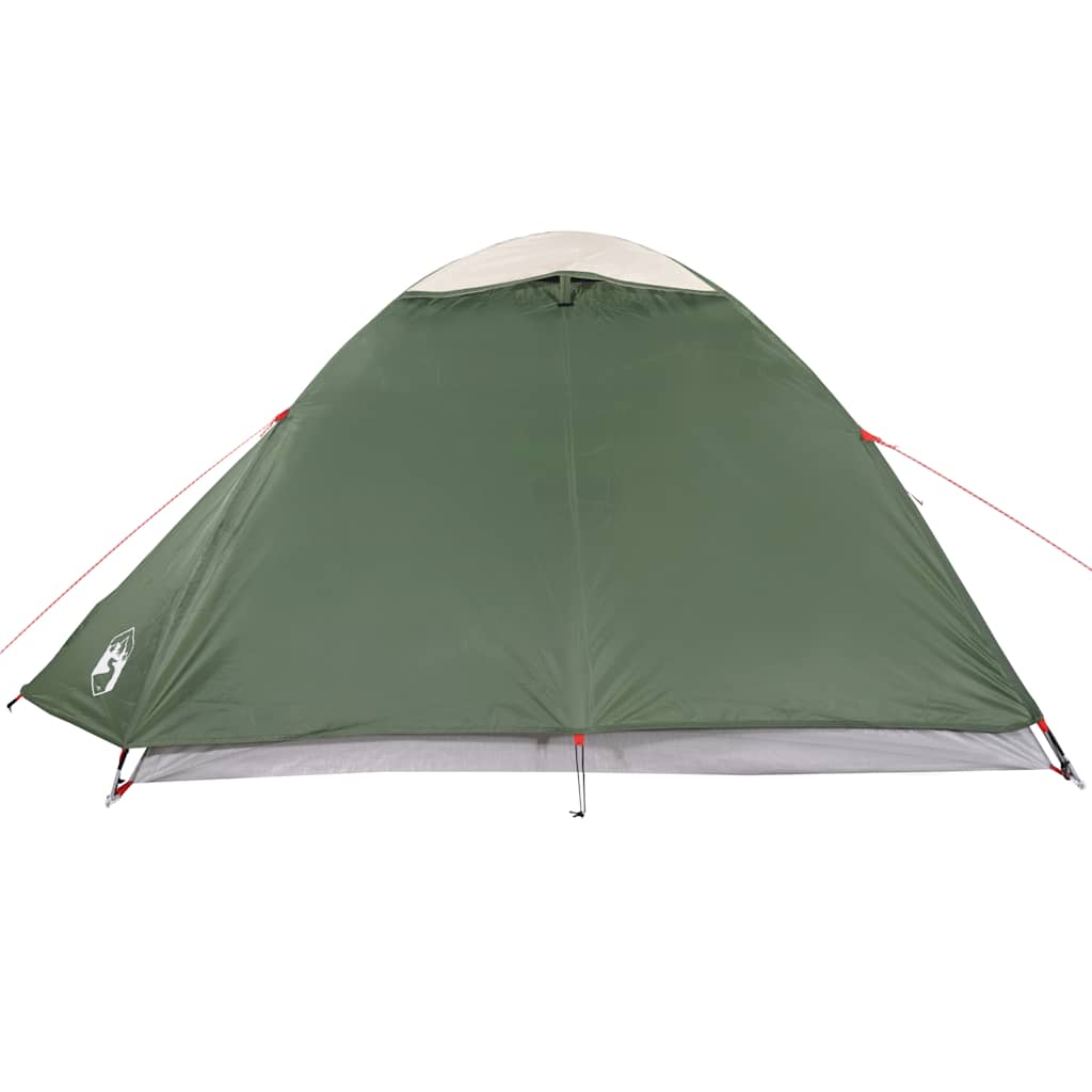 Tenda de campismo cúpula para 4 pessoas impermeável verde