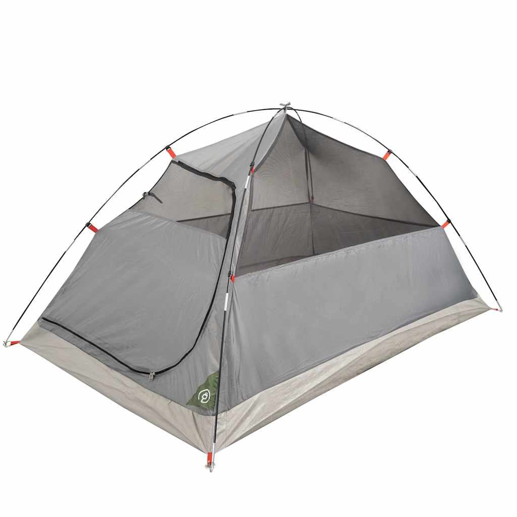 Tenda de campismo cúpula para 4 pessoas impermeável verde