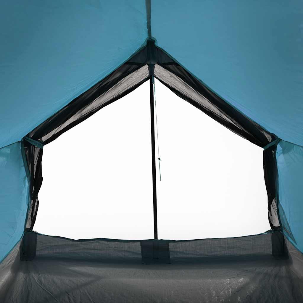 Tenda de campismo para 2 pessoas tecido impermeável azul