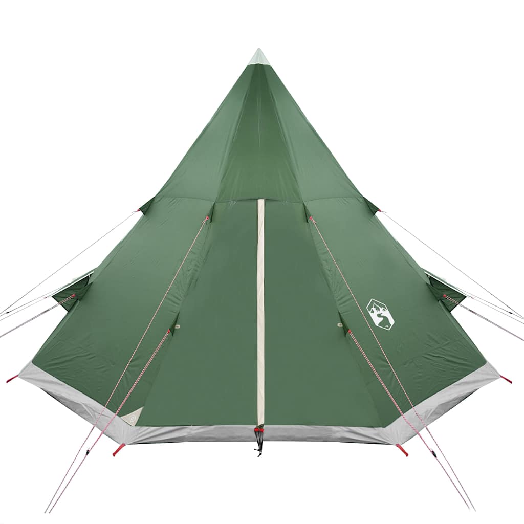 Tenda de campismo tipi para 4 pessoas impermeável verde