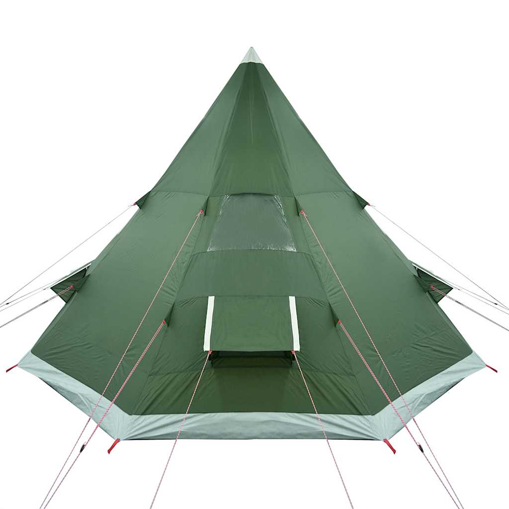 Tenda de campismo tipi para 4 pessoas impermeável verde