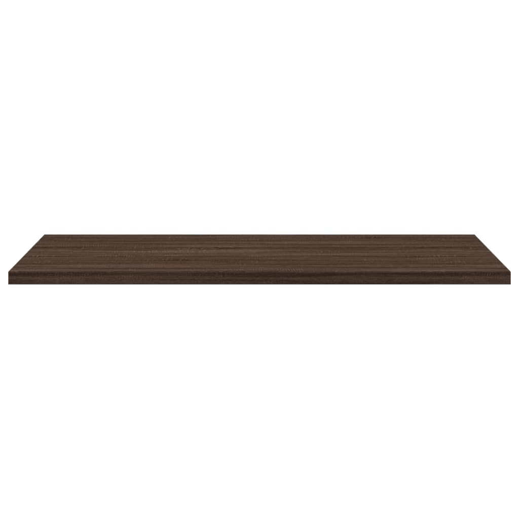 Prateleiras parede 4 pcs derivados de madeira carvalho castanho