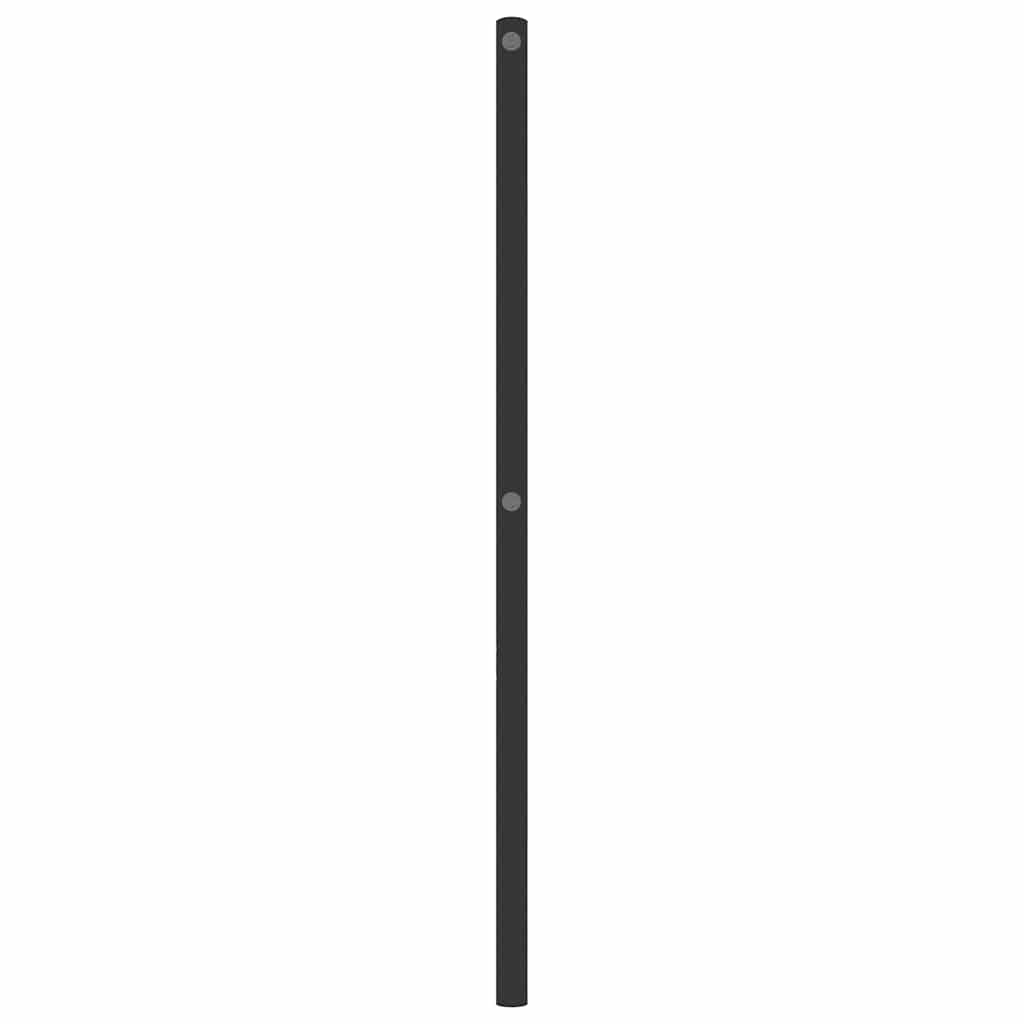 Cabeceira de cama 100 cm metal preto