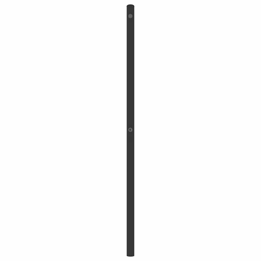 Cabeceira de cama 180 cm metal preto
