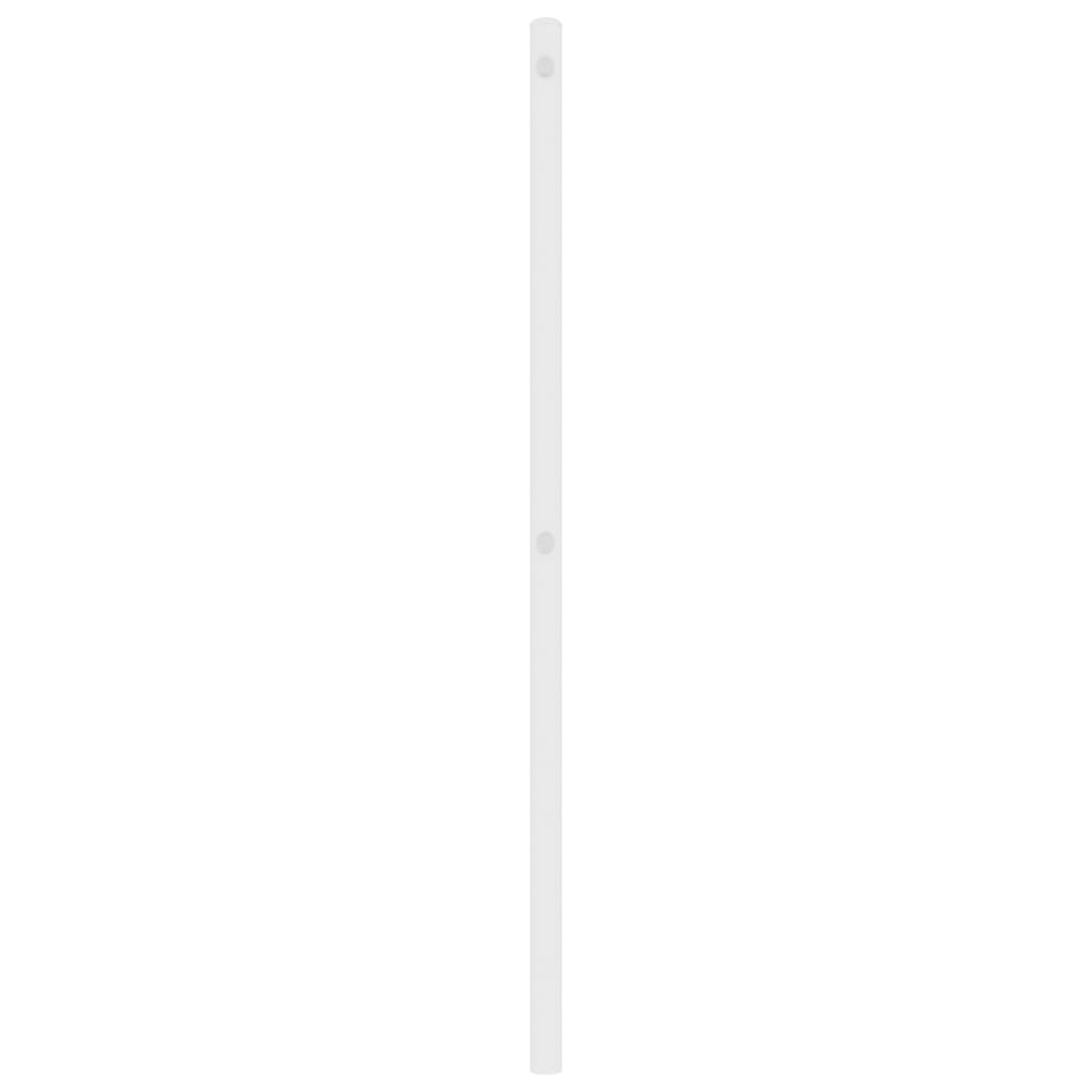 Cabeceira de cama 90 cm metal branco