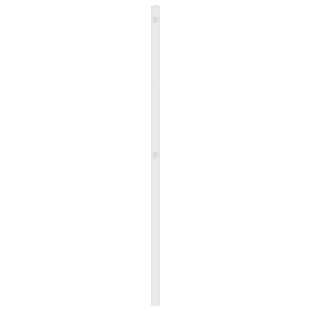 Cabeceira de cama 100 cm metal branco