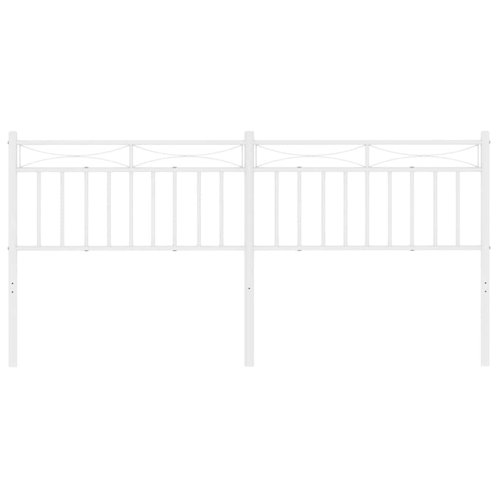Cabeceira de cama 193 cm metal branco