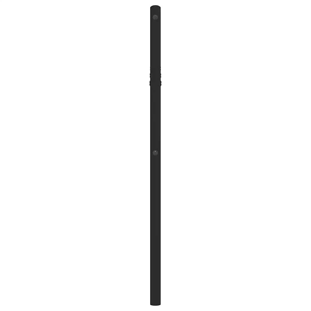 Cabeceira de cama 100 cm metal preto