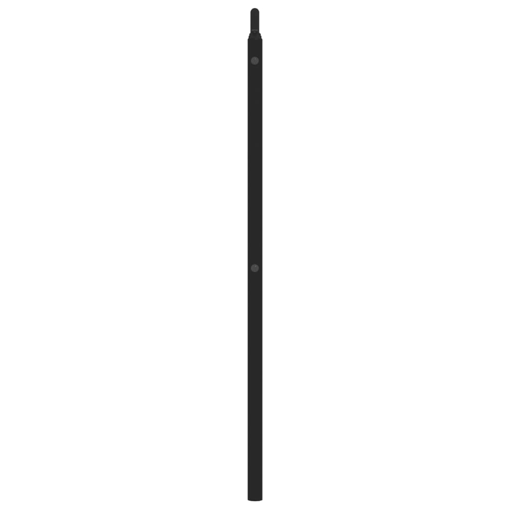 Cabeceira de cama 140 cm metal preto