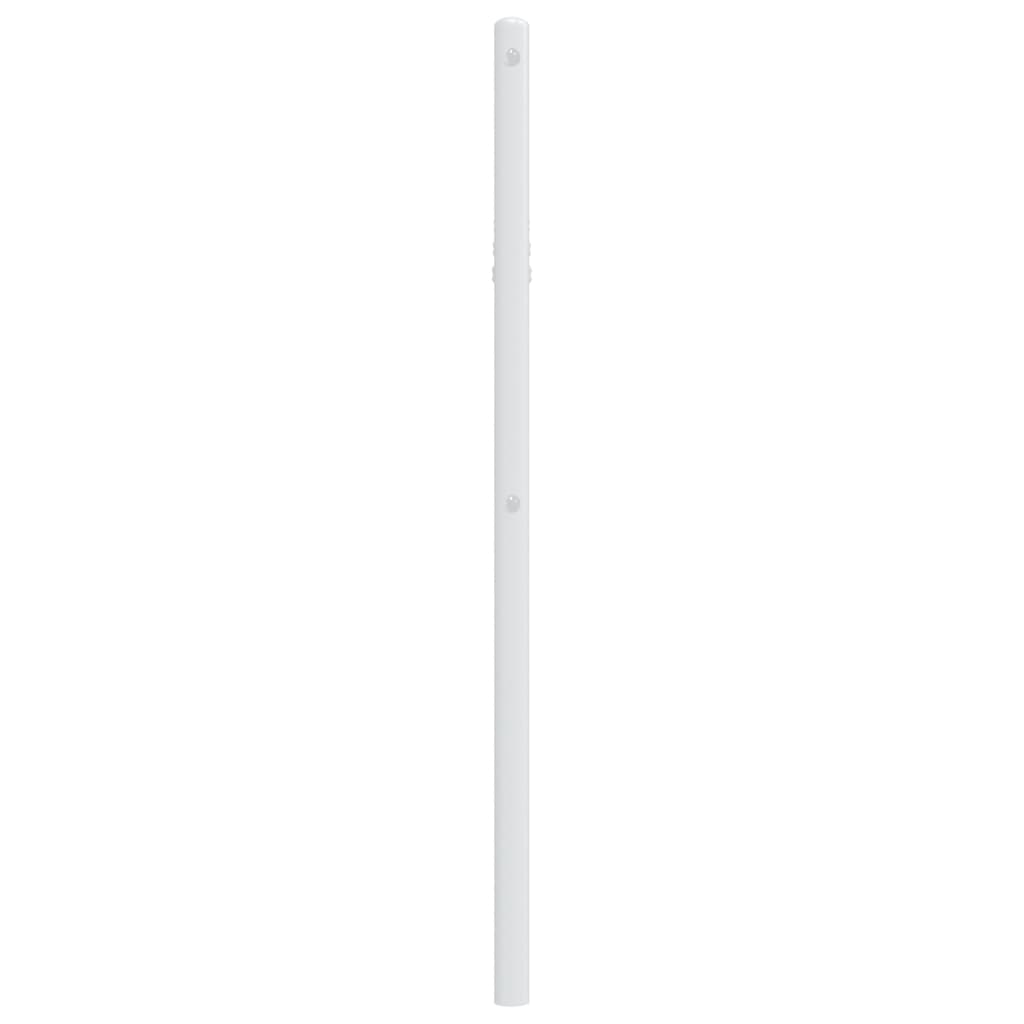Cabeceira de cama 90 cm metal branco