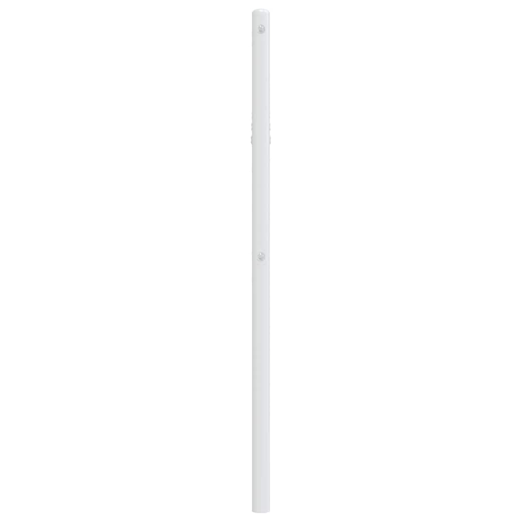Cabeceira de cama 100 cm metal branco