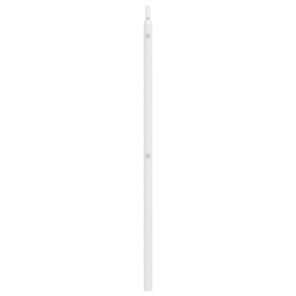 Cabeceira de cama 135 cm metal branco