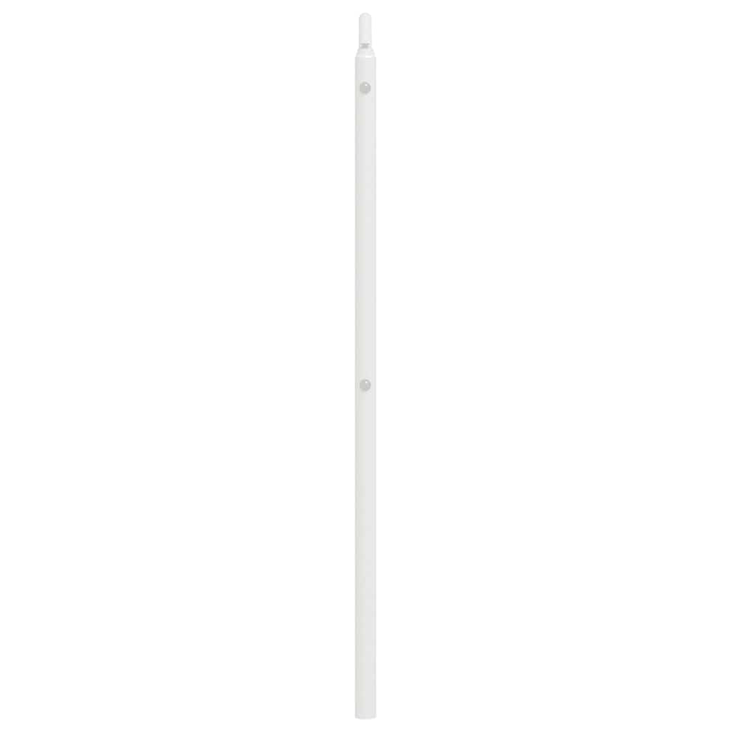 Cabeceira de cama 180 cm metal branco