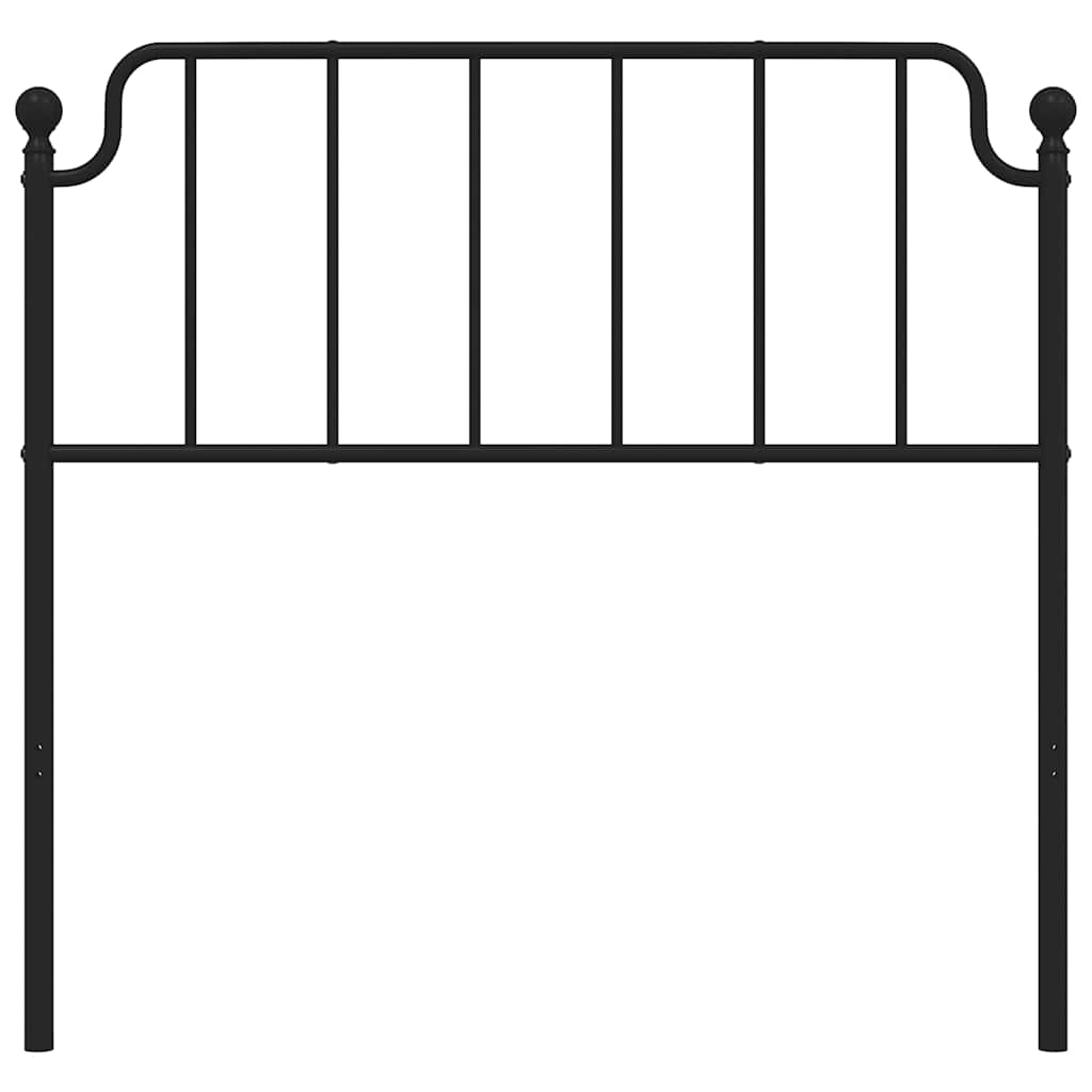 Cabeceira de cama 100 cm metal preto