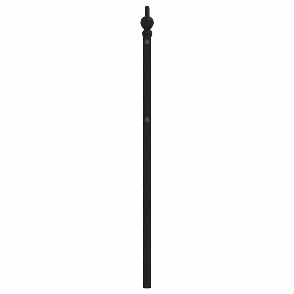 Cabeceira de cama 100 cm metal preto