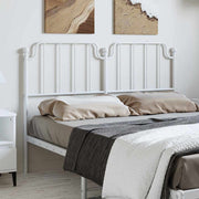 Cabeceira de cama 135 cm metal branco