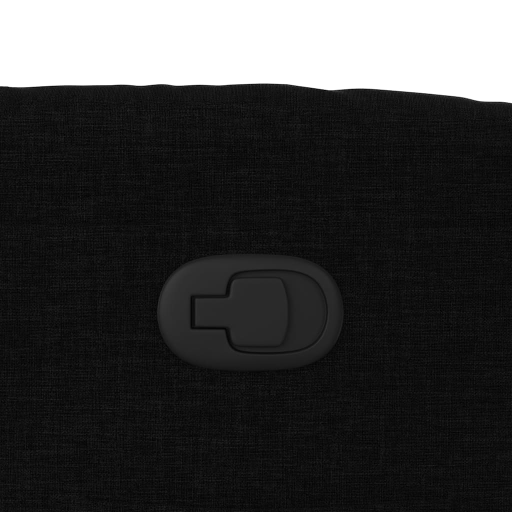 Poltrona reclinável elevatória tecido preto