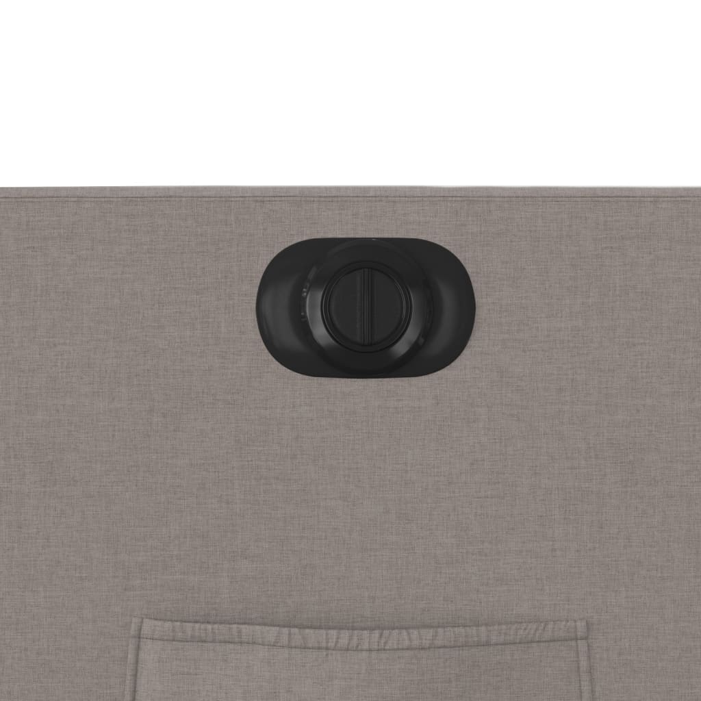 Poltrona reclinável elevatória elétrica cinza-acastanhado