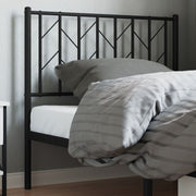 Cabeceira de cama 90 cm metal preto