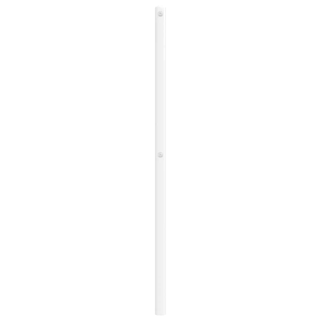 Cabeceira de cama 100 cm metal branco
