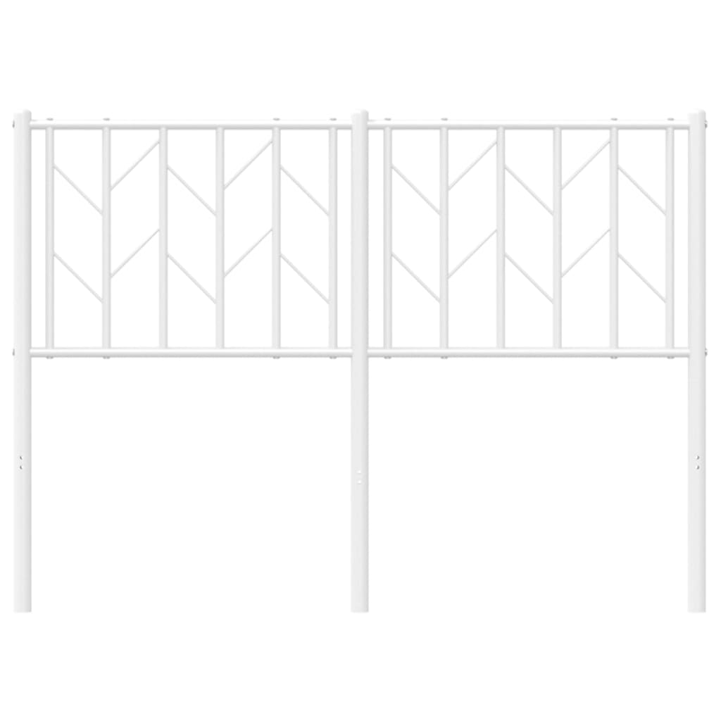 Cabeceira de cama 120 cm metal branco