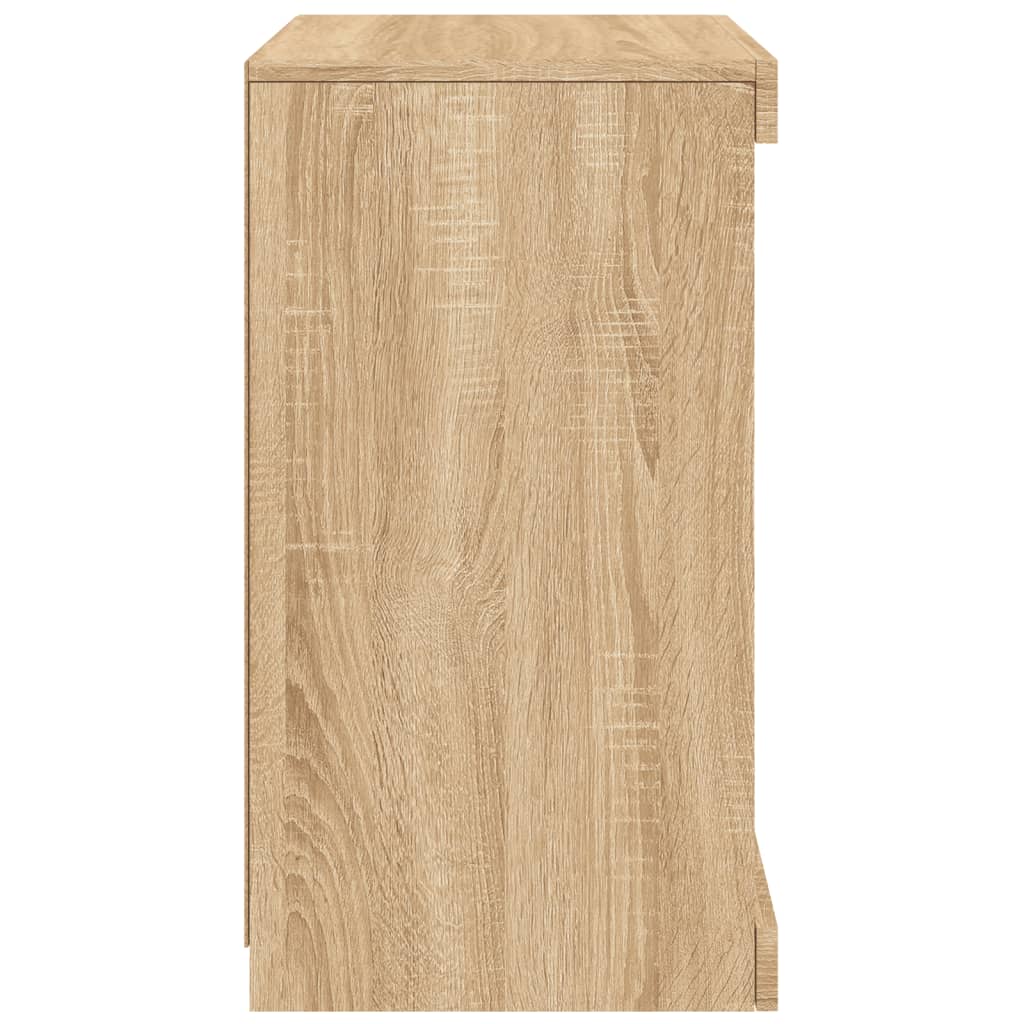 Aparador com luzes LED 41x37x67 cm carvalho sonoma