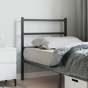 Cabeceira de cama 75 cm metal preto