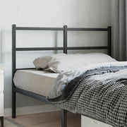 Cabeceira de cama 120 cm metal preto