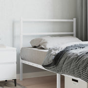 Cabeceira de cama 100 cm metal branco