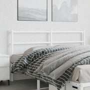 Cabeceira de cama 150 cm metal branco