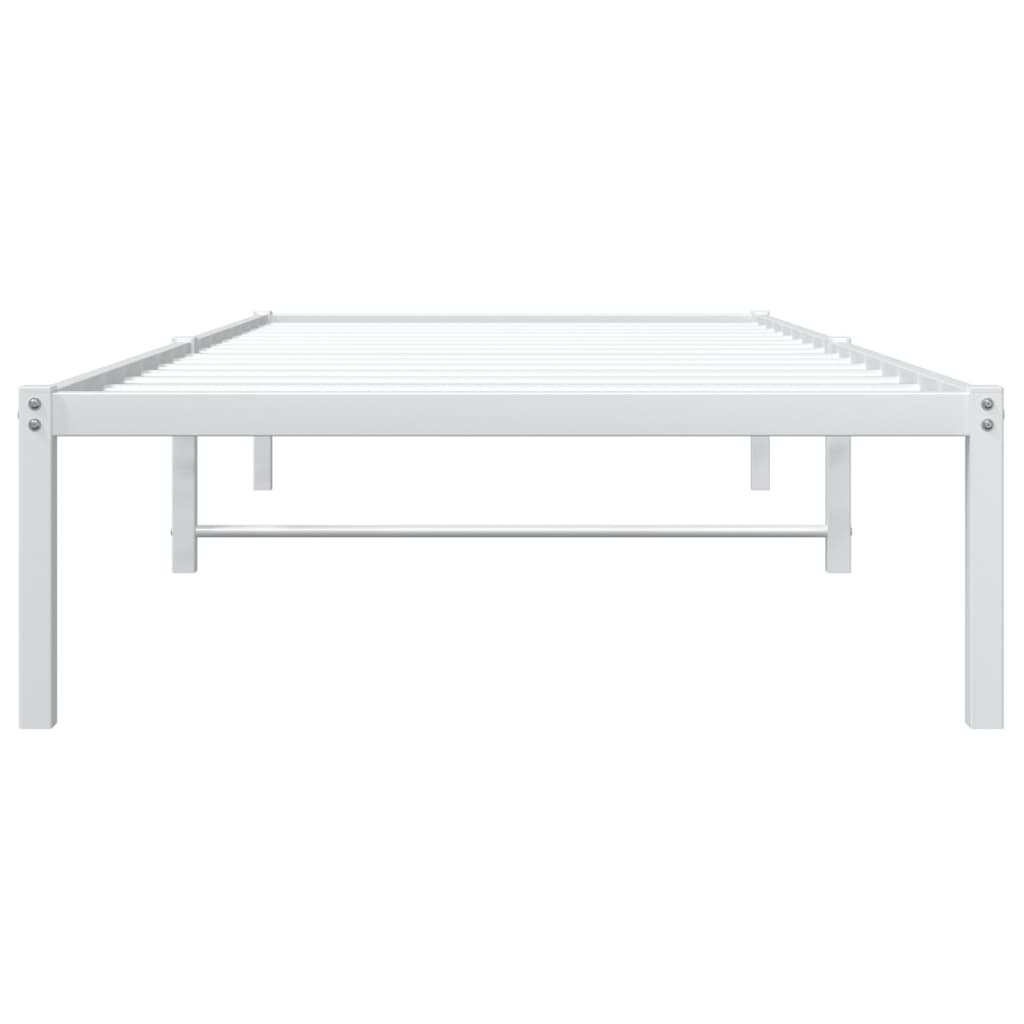 Estrutura de cama metal 90x200 cm branco