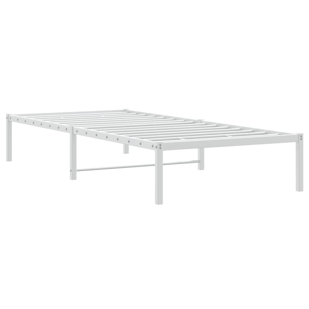 Estrutura de cama metal 90x200 cm branco